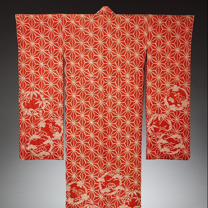 Röd kimono