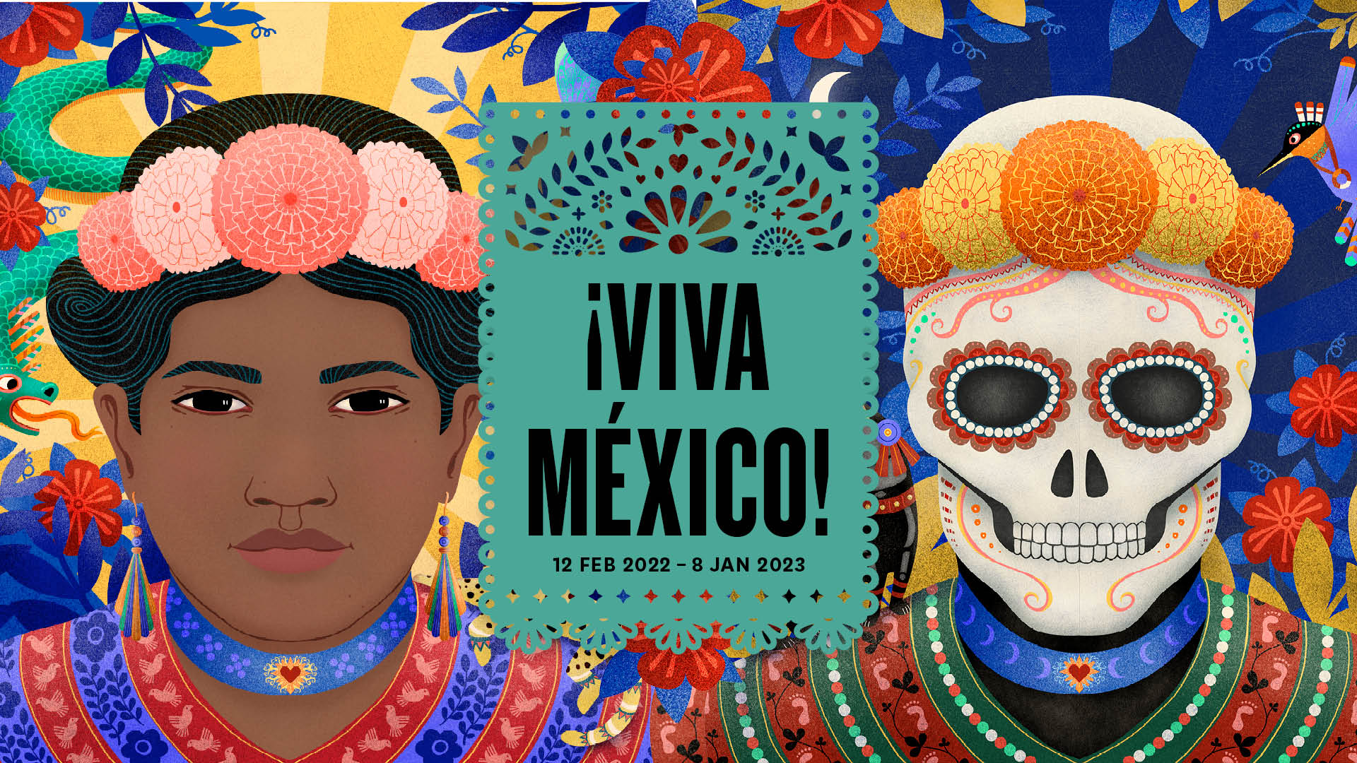 Utställningsbild ¡Viva México!