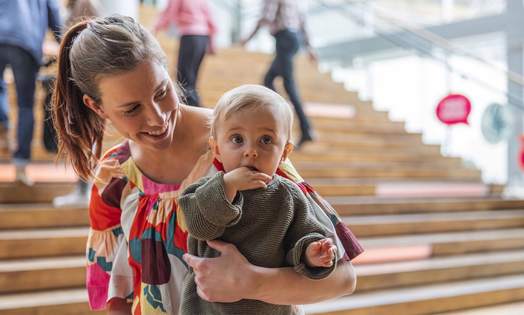 Families at the Museum of World Culture