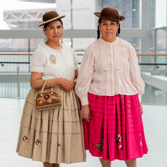 Erica och Mirna Ticona