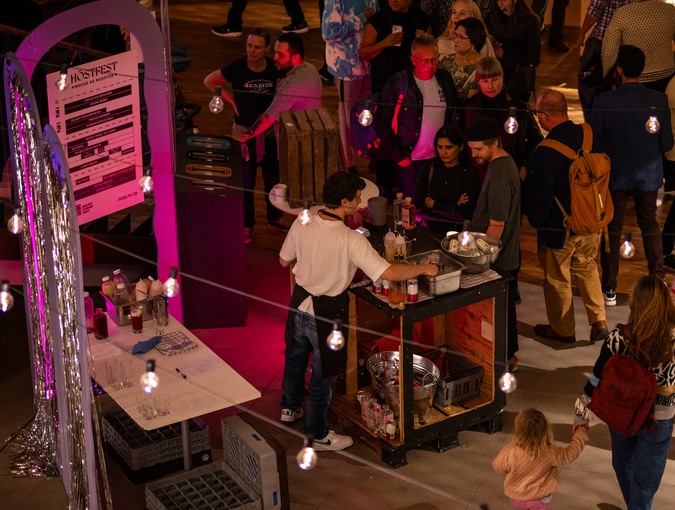 Mocktail bar in the museum