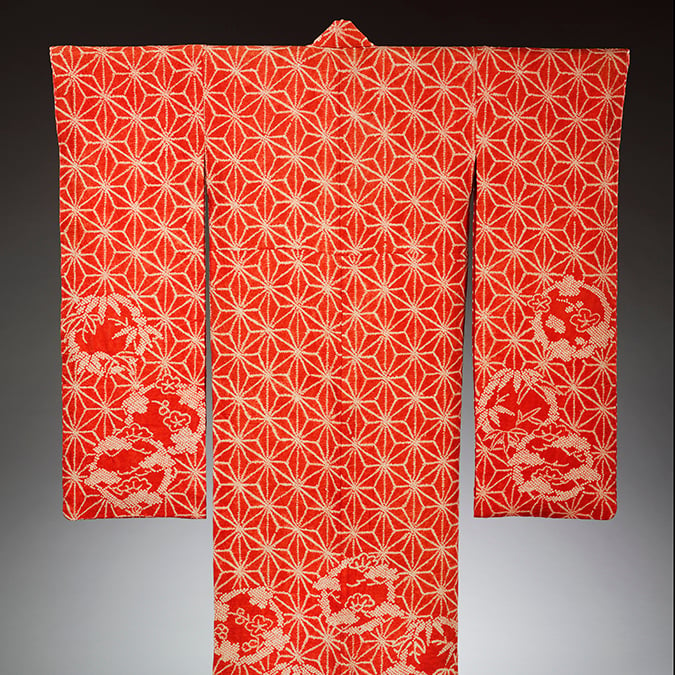 Röd kimono